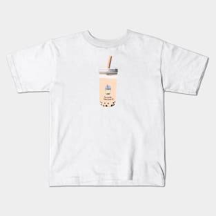 Boba tea Kids T-Shirt